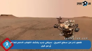 ظهور نادر من سطح المريخ.. سيلفي جديد يكشف الكوكب الأحمر كما لم يُر من قبل